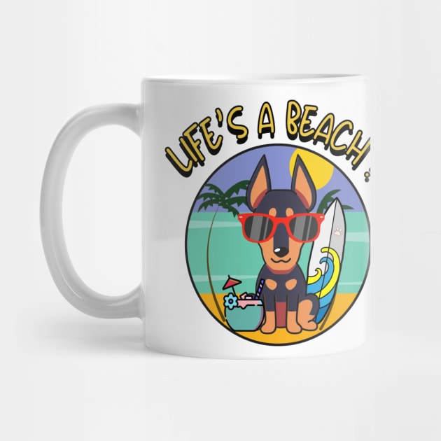 Life's a beach Alsatian by Pet Station